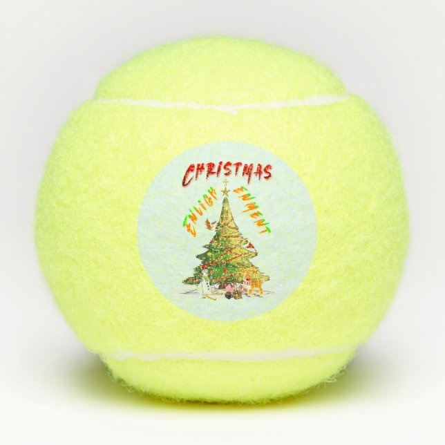 Christmas Enlightenment Tennis Balls (Front)