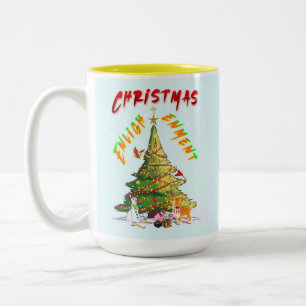 Christmas Enlightenment Two-Tone Coffee Mug