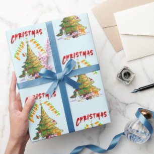 Christmas Enlightenment Wrapping Paper