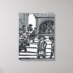 Christmas Entertainment Canvas Print
