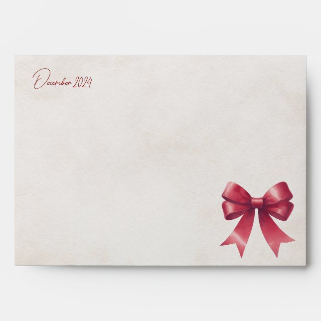 Christmas Envelope (Front)