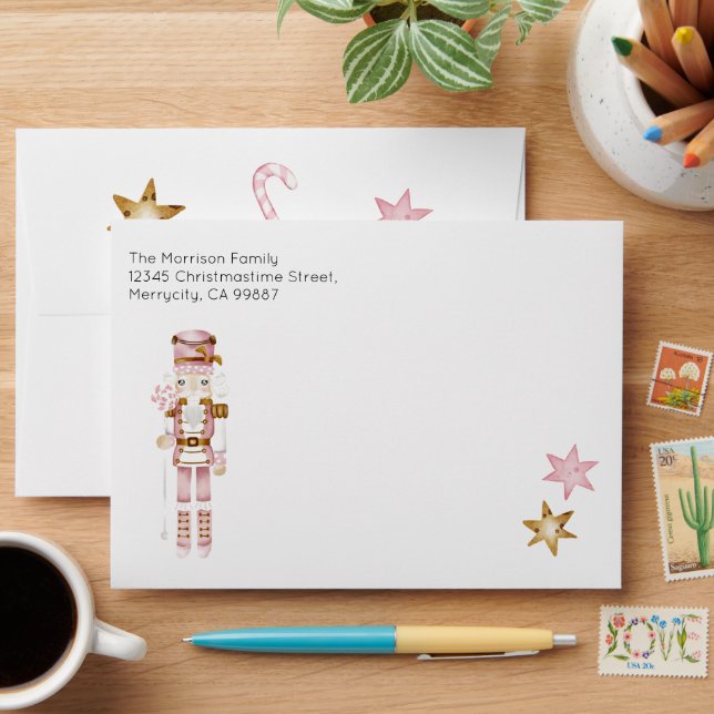 Christmas Envelope, Christmas Tree Envelope (Desk)