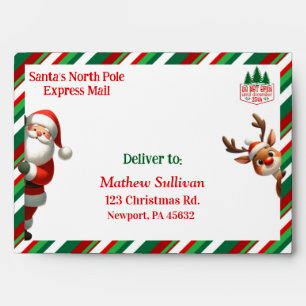 Christmas Envelope for Children  Gift from Santa