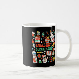 Christmas Er Nurse Emergency Department Er Ed Nurs Coffee Mug