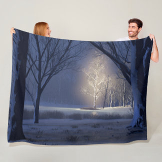 Christmas Ethereal Fleece Blanket