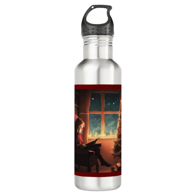 Christmas Eve 3 710 Ml Water Bottle (Front)