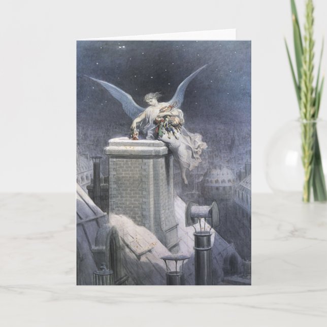 Christmas Eve Angel Christmas card (Front)