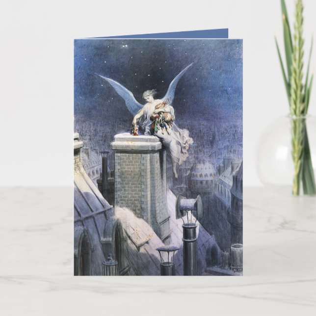 "Christmas Eve Angel"  Christmas Cards (Front)