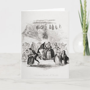 Christmas Eve at Mr. Wardle's Holiday Card
