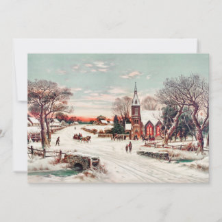 Christmas Eve by Hoover & Son Painting Holiday Card