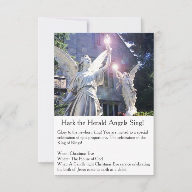 Christmas Eve Candleight Service Invitation (Front)