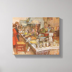 Christmas Eve Carl Larsson 1904 Canvas Print