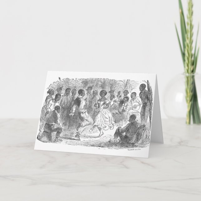 Christmas Eve Festivities on a Louisiana Estate Holiday Card (Front)