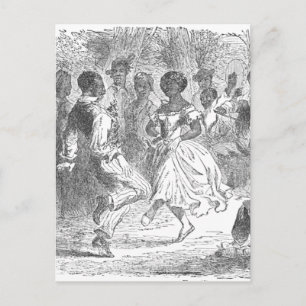 Christmas Eve Festivities on a Louisiana Estate Holiday Postcard