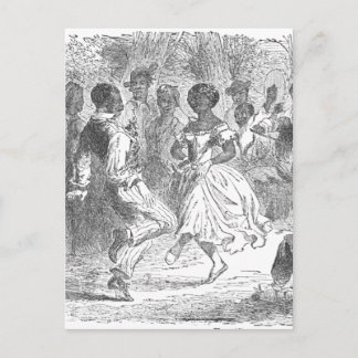 Christmas Eve Festivities on a Louisiana Estate Holiday Postcard