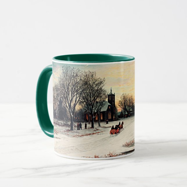 Christmas Eve, fine art,  Mug (Front Left)