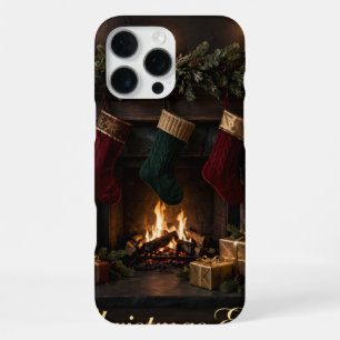Christmas Eve Fireplace iPhone Case