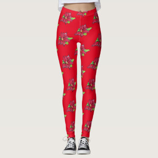 Christmas Eve Flower Leggings
