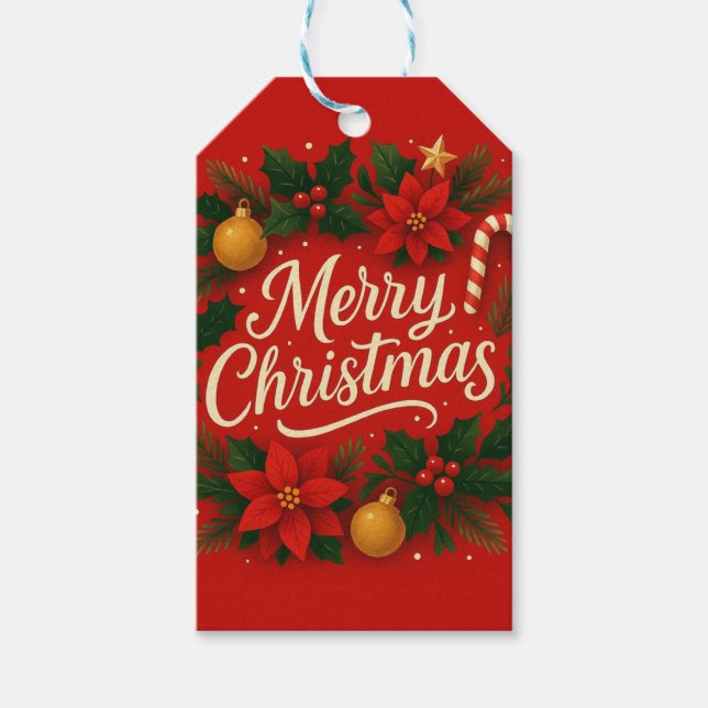 Christmas eve gift cards  gift tags (Front)