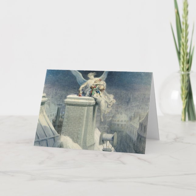 Christmas Eve - Gustave Dore Card (Front)