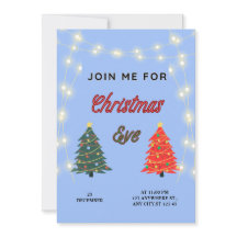 Christmas eve invitation