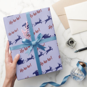 Christmas Eve Magic: Santa’s sleigh and Reindeers Wrapping Paper