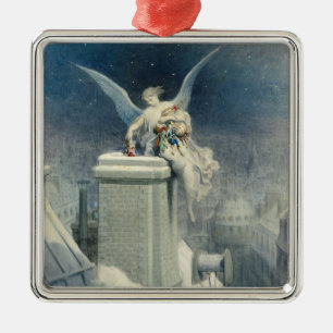 Christmas Eve Metal Tree Decoration