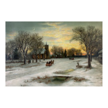 Christmas Eve Night Archival quality print