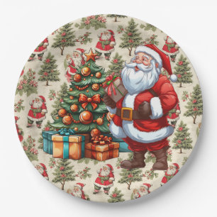 Christmas Eve Paper Plate