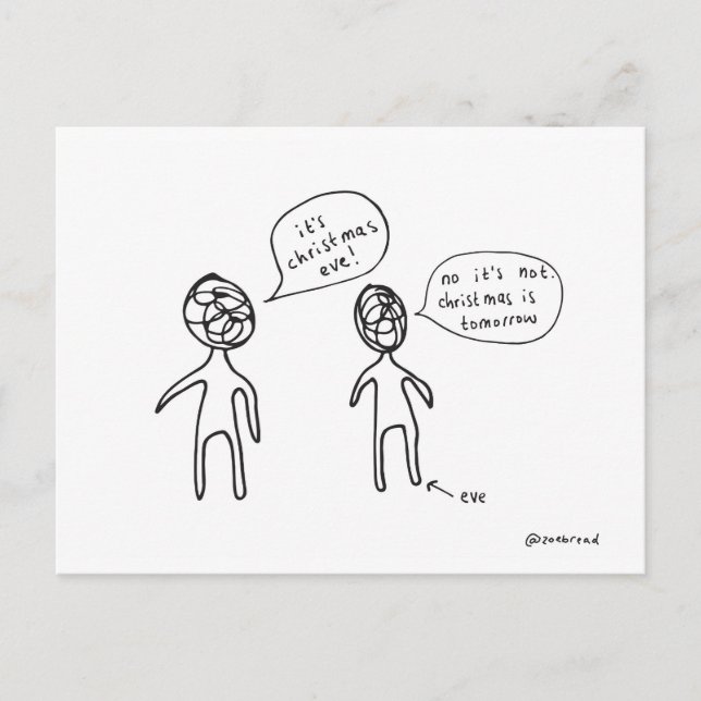 christmas eve postcard (Front)