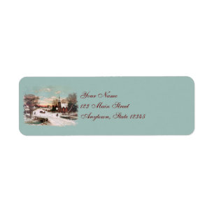 Christmas Eve Return Address Labels
