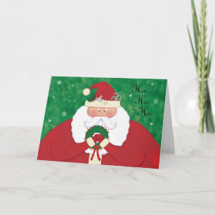 Christmas Eve Santa Personalised Holiday Card