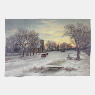 Christmas Eve Tea Towel