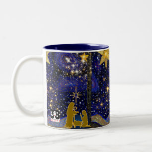 Christmas Eve Two-Tone Coffee Mug