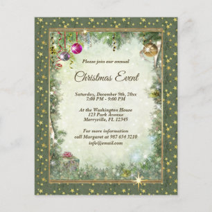 Christmas Event Flyer with your text
