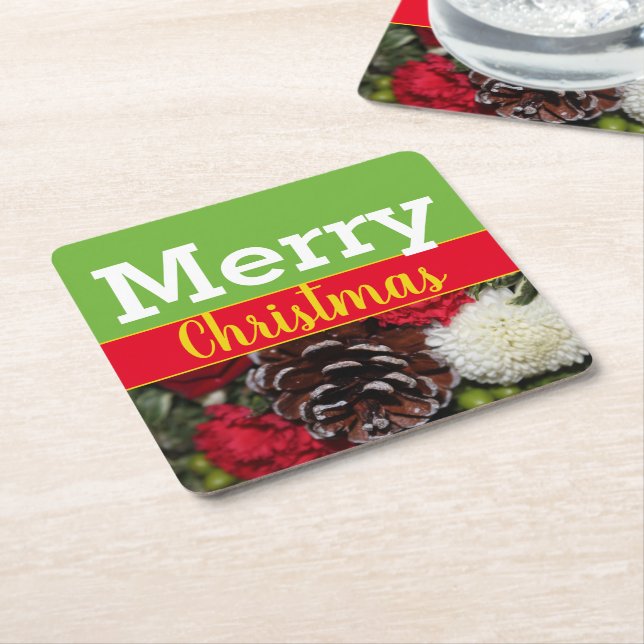 Christmas Event Paper Coaster (Angled)