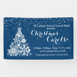 Christmas event sparkle tree banner