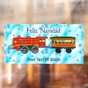 Christmas Express - Feliz Navidad Window Cling