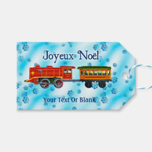 Christmas Express - Joyeux Noël Gift Tags