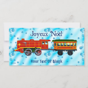 Christmas Express - Joyeux Noël Holiday Card