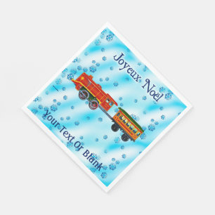 Christmas Express - Joyeux Noël Napkin