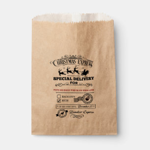 Christmas Express Special Delivery NICE Treat Favour Bags