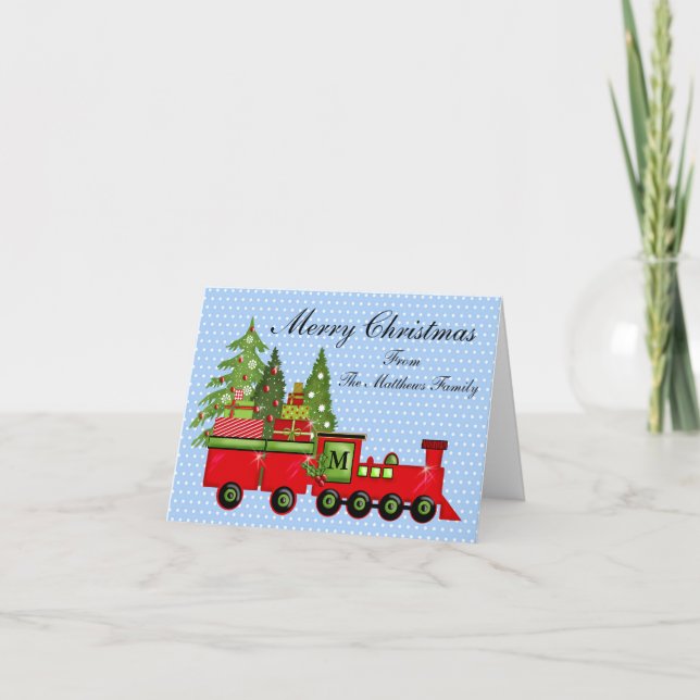 Christmas Express Train Card (Front)