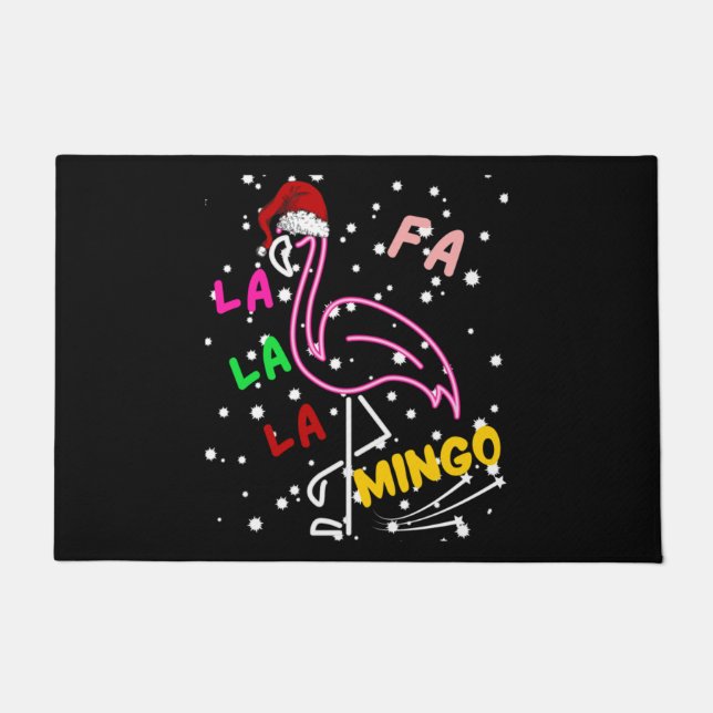 Christmas Fa la la la mingo Essential Doormat (Front)