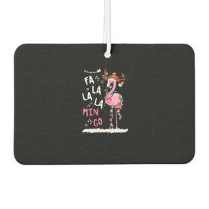 Christmas - Fa-La-La Mingo Flamingo With Christmas Car Air Freshener