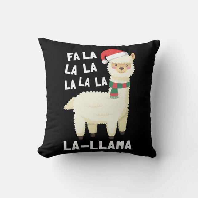 Christmas Fa La Llama Essential Cushion (Front)