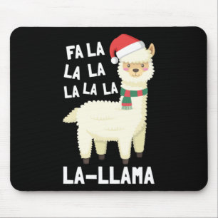 Christmas Fa La Llama Essential Mouse Mat