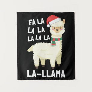 Christmas Fa La Llama Essential Tapestry