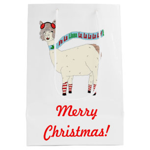 Christmas Fa La Llama La La La La La Gift bag