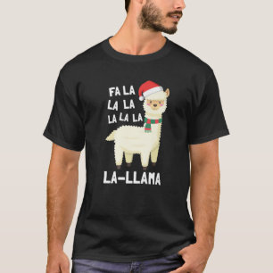Christmas Fa La Llama T-Shirt